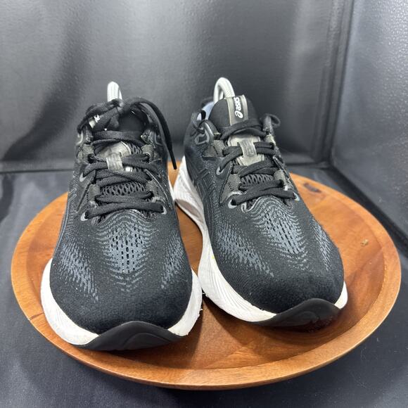 Asics Gel-Cumulus 25 Womens Size 9 Black White Athletic Running Shoes Sneakers - Picture 6 of 9